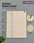 Custom Printed Cotton Saree Bags | Branded Packaging for Saree & Fashion Retail