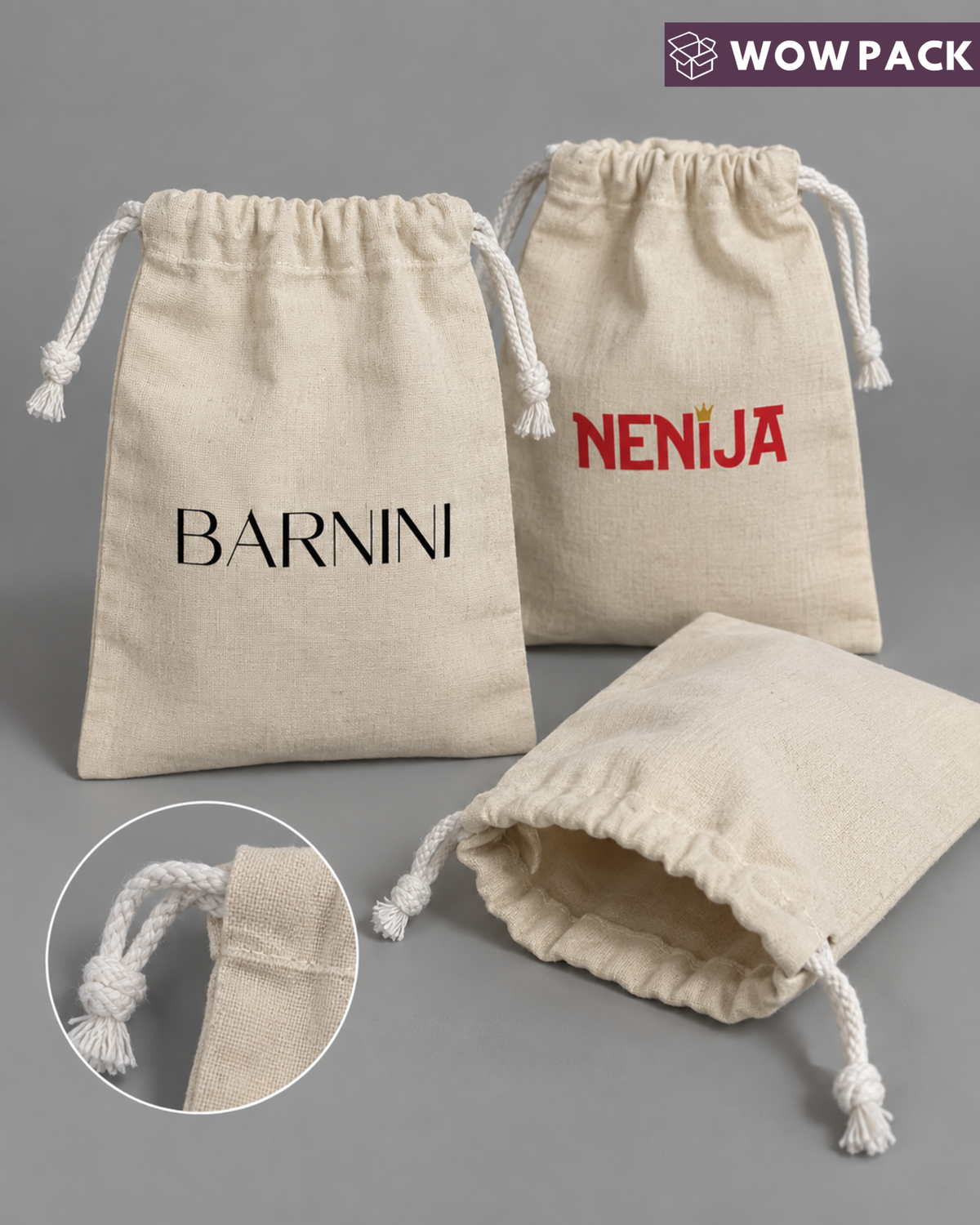 Custom Printed Drawstring Bags | Branded Packaging for Gifting & Retail
