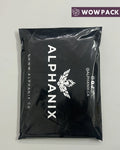 Custom printed black courier bags for e-commerce packaging with logo branding durable waterproof and secure shipping