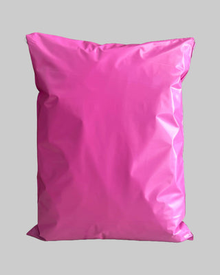 Pink Courier Bags with POD Jacket | 55 Micron Secure Shipping Bags