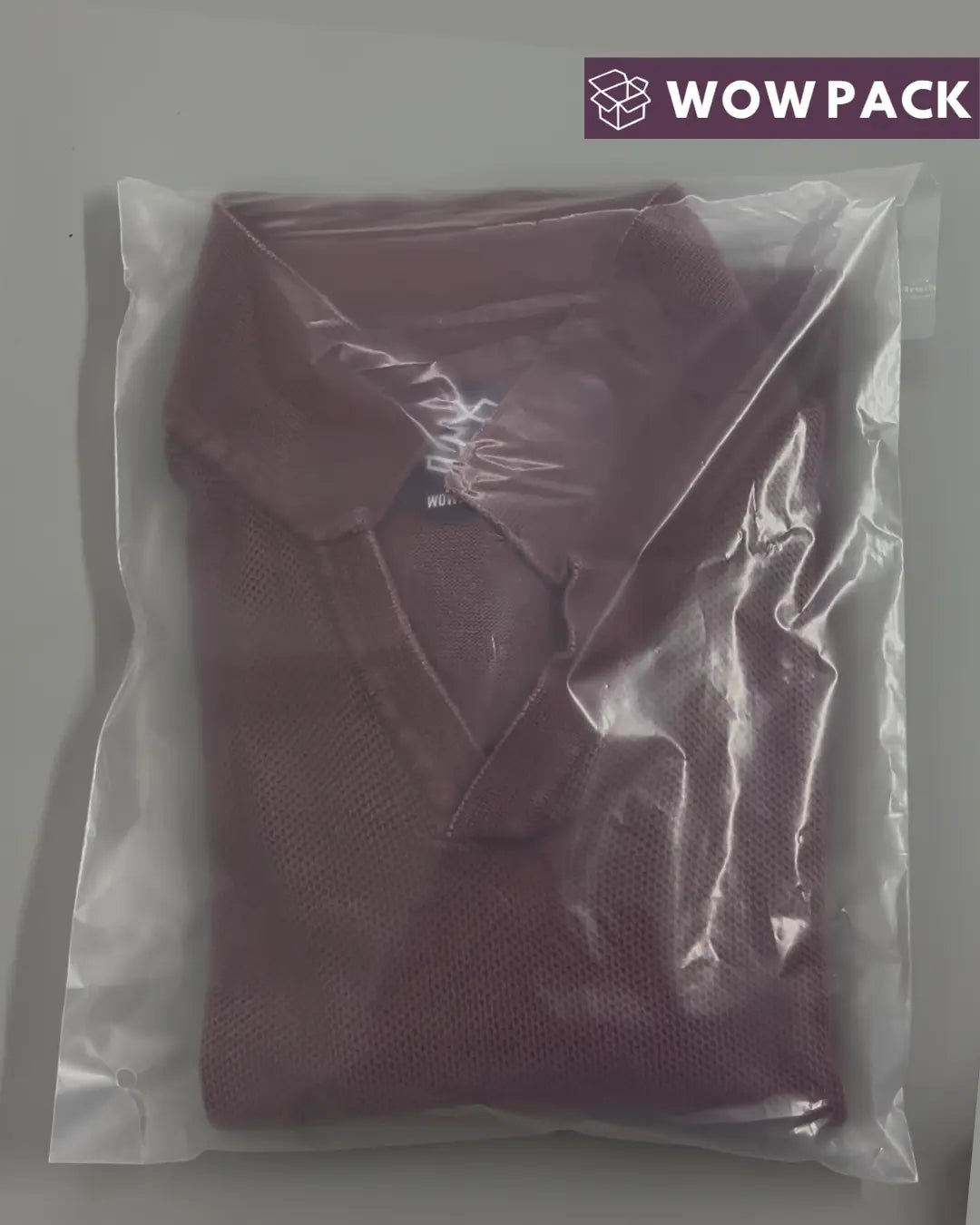 Plain Frosted Garment Packing Bags 51 Micron | Matte Finish Clothing Packaging Bags