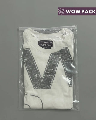Clear Transparent Zipper Bags for Clothing | Reusable Apparel Packaging Bags