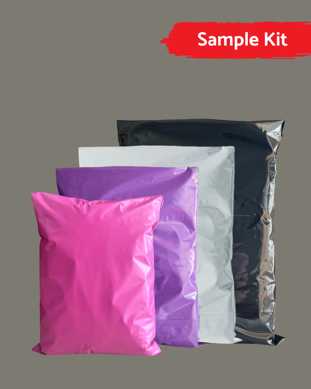 Poly Courier Bags Sample Kit | Test Sizes, Quality & Printing Before Bulk Order
