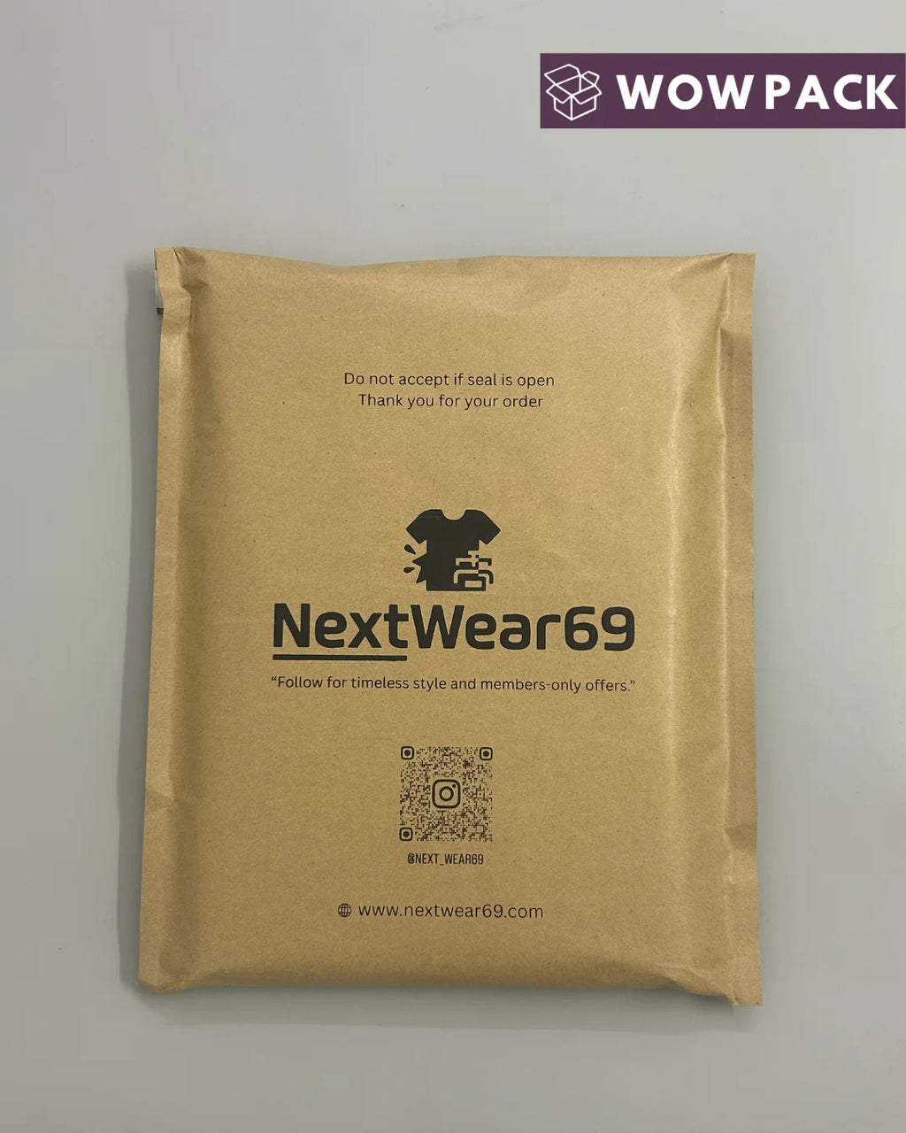 Printed brown kraft paper courier bags for eco friendly packaging with custom logo durable and sustainable shipping solution
