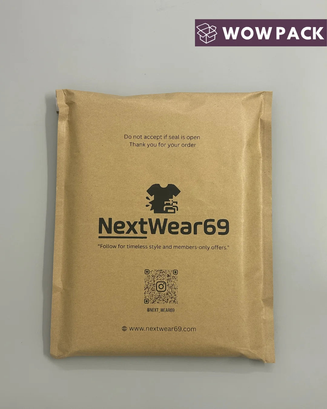 Printed brown kraft paper courier bags for eco friendly packaging with custom logo durable and sustainable shipping solution