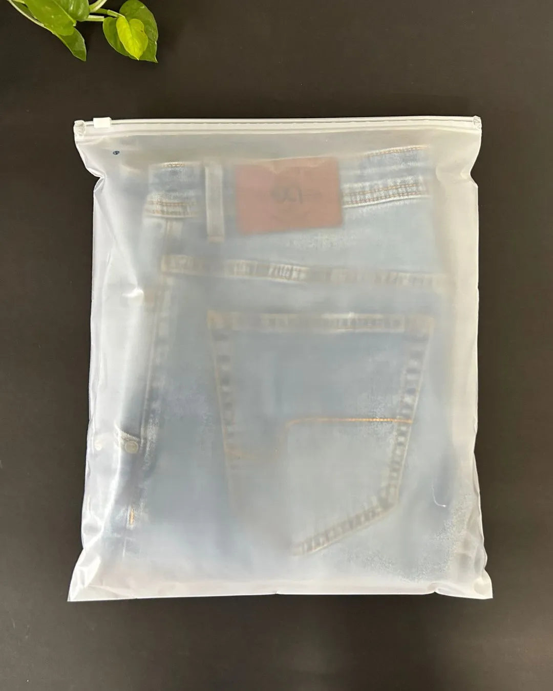 Frosted Slider Zipper Bags for Clothing | Reusable Packaging Bags