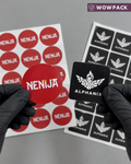 Custom Printed Stickers | Round & Square Shapes