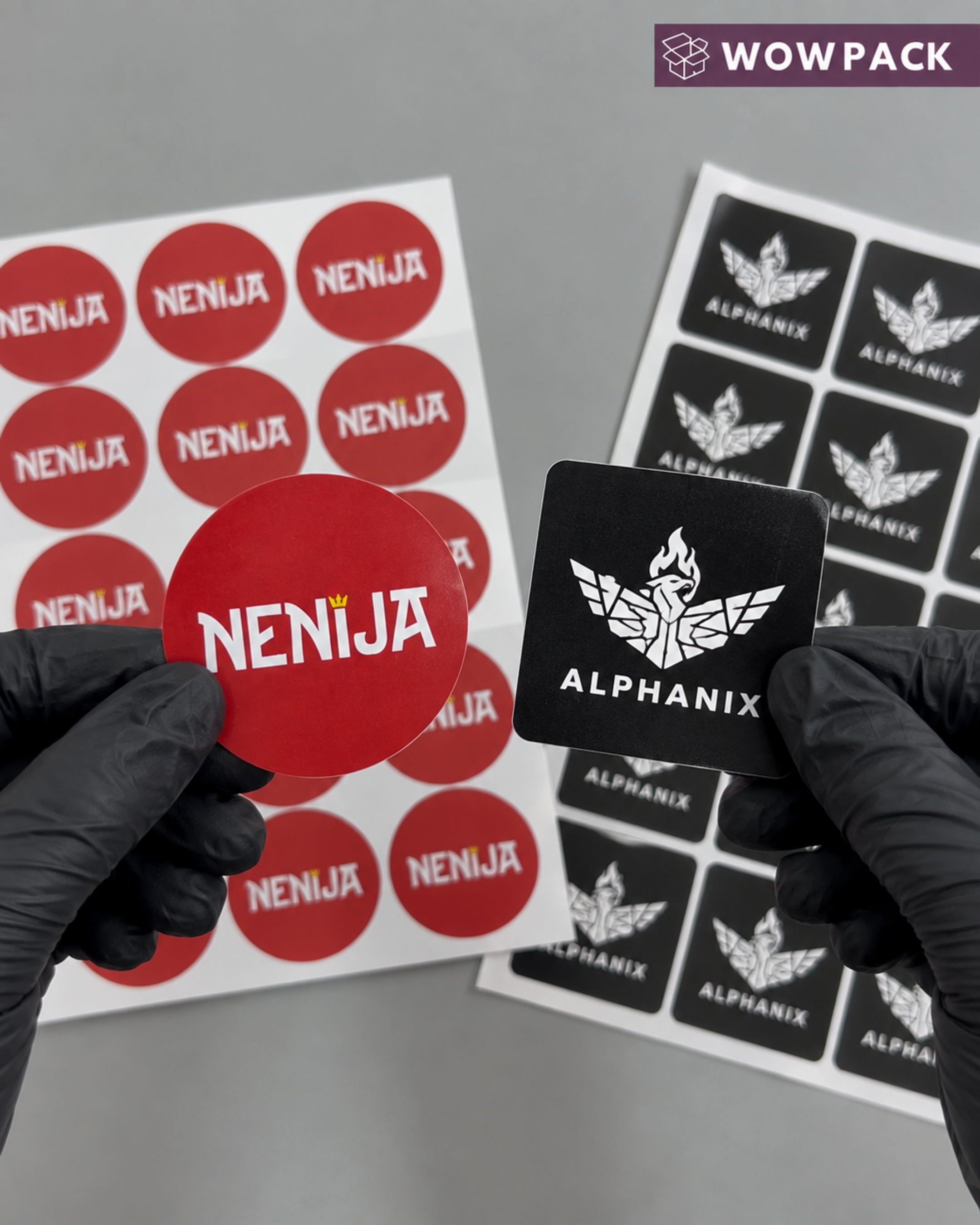 Custom Printed Stickers | Round & Square Shapes