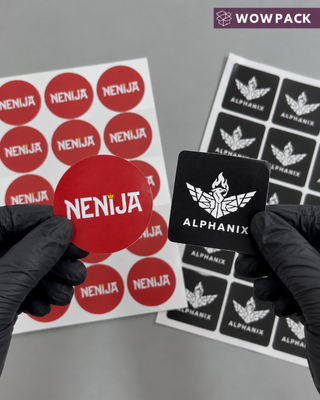 Custom Printed Stickers | Round & Square Shapes